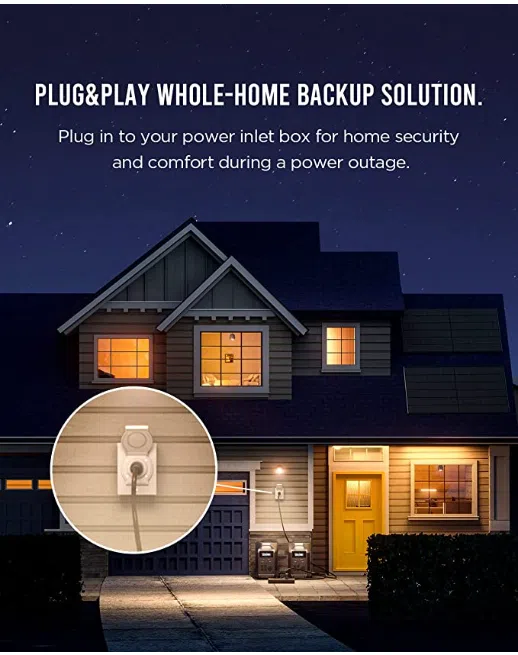 EcoFlow Pro Delta - Whole-Home Backup Solution - Solar Generator for House