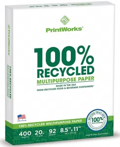 PrintWorks Recycled Printer Paper