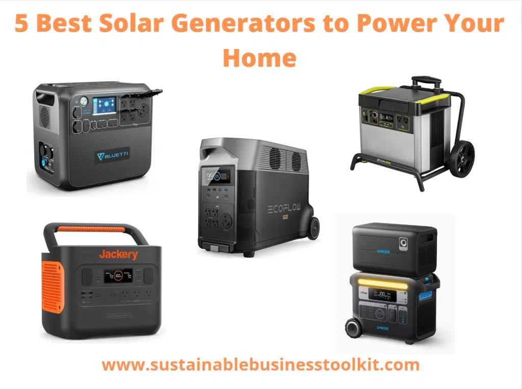 5 Best Solar Generators to Power Your House 2023 Full Review