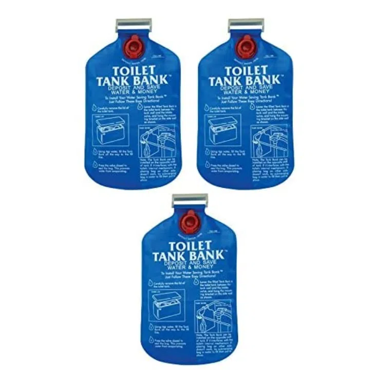 Water Conserving Toilet Tank Bank